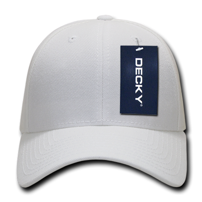 Decky 234 Structured Acrylic Low Crown Hats Curved Bill Dad Baseball Caps Wholesale
