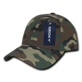 Decky 240 Camo Structured Ripstop Baseball Hats Low Crown Dad Caps Cotton Wholesale