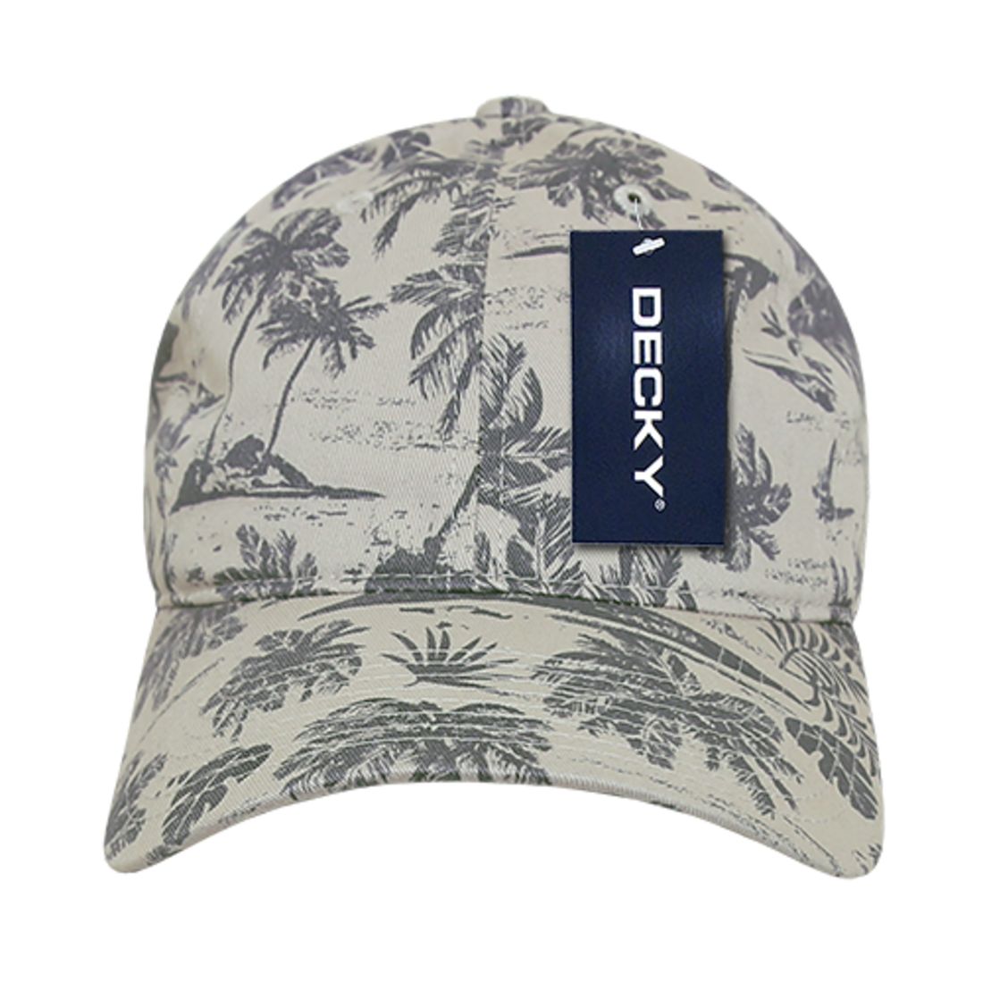 Decky 245 Tropical Polo Caps Low Profile Relaxed Curved Bill Dad Hats Wholesale