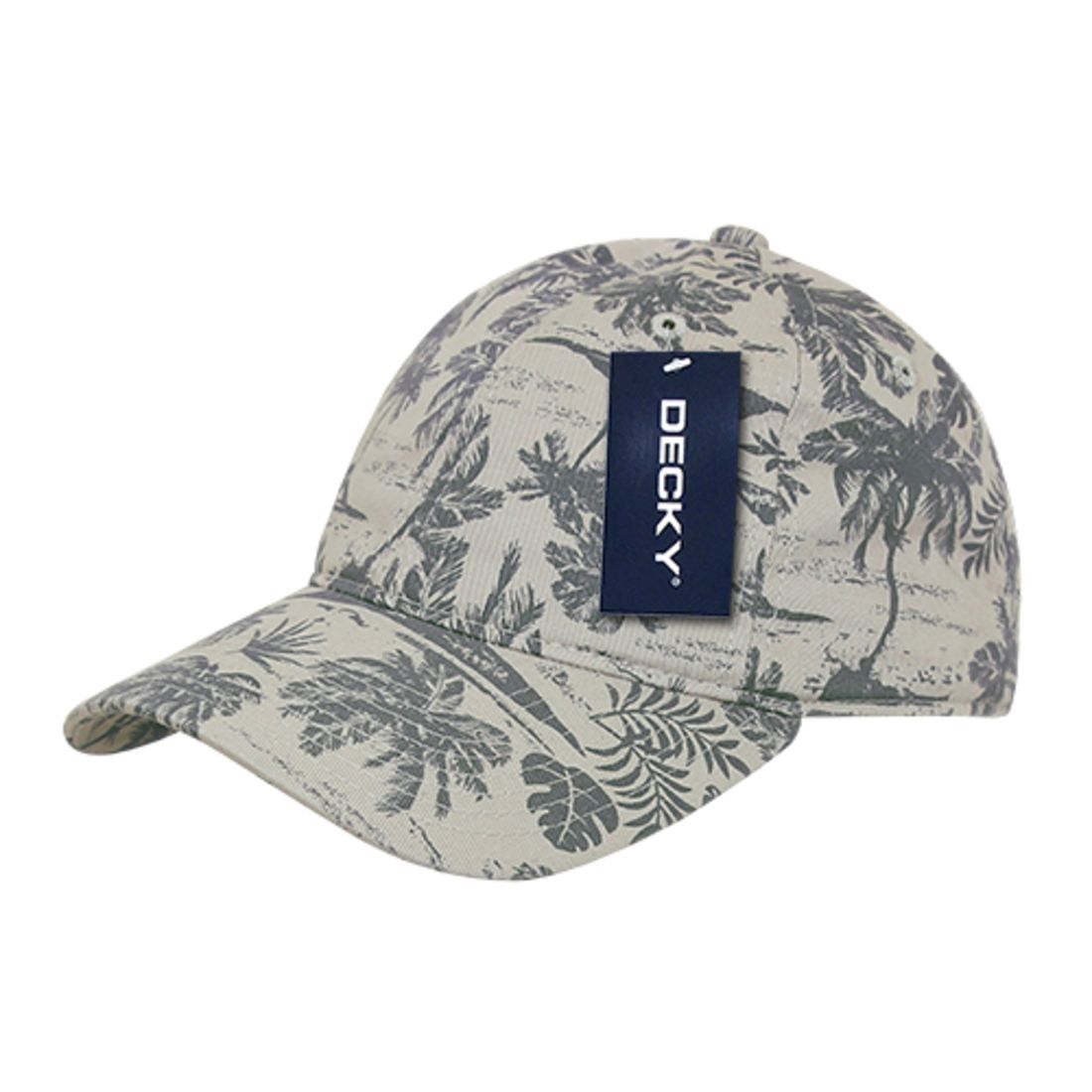 Decky 245 Tropical Polo Caps Low Profile Relaxed Curved Bill Dad Hats Wholesale