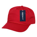 Decky 252 Classic 5 Panel Golf Hat with Rope Braid Snapback Caps Cotton Blank Wholesale