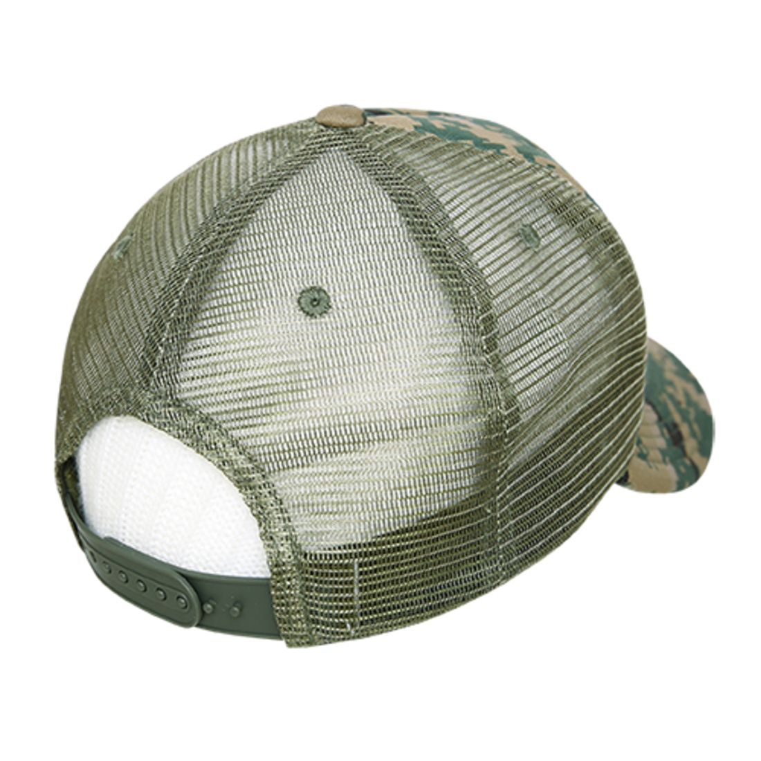 Decky 253 Camouflage Foam Mesh Trucker Hats High Crown 5 Panel Snapback Caps Wholesale