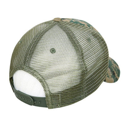 Decky 253 Camouflage Foam Mesh Trucker Hats High Crown 5 Panel Snapback Caps Wholesale
