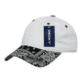 Decky 256 Paisley Bandana Snapback Hats Low Profile 6 Panel Polo Baseball Caps Wholesale