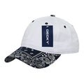 Decky 256 Paisley Bandana Snapback Hats Low Profile 6 Panel Polo Baseball Caps Wholesale