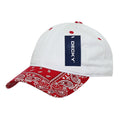 Decky 256 Paisley Bandana Snapback Hats Low Profile 6 Panel Polo Baseball Caps Wholesale