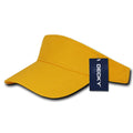 Decky 3001 Classic Blank Sports Sun Visors Hats Golf Caps Cotton Summer Wholesale