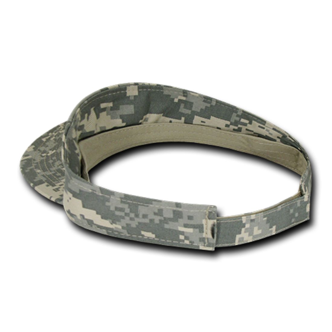 Decky 3010 Camouflage Camo Visor Golf Hats Sun Visors Curved Bill Summer Wholesale
