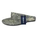 Decky 3010 Camouflage Camo Visor Golf Hats Sun Visors Curved Bill Summer Wholesale