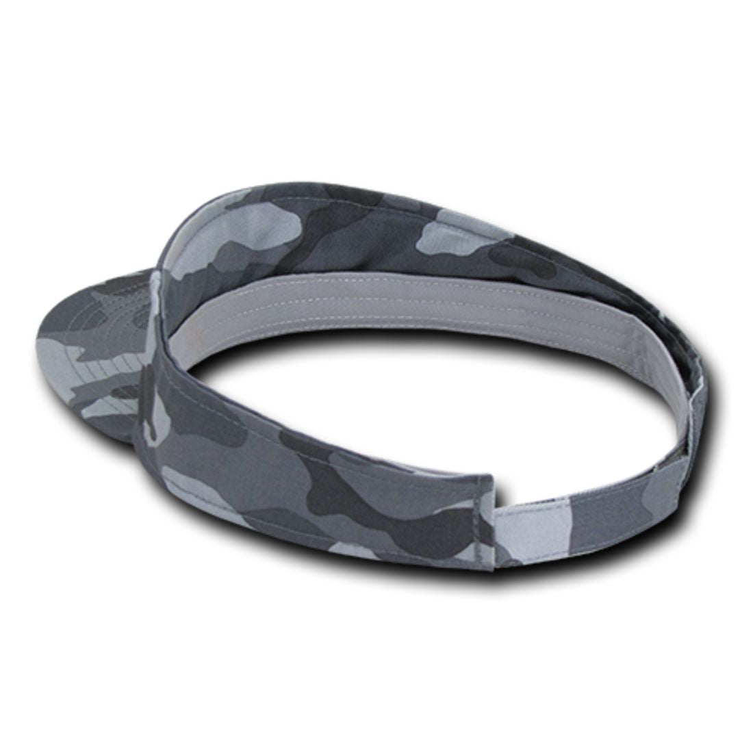 Decky 3010 Camouflage Camo Visor Golf Hats Sun Visors Curved Bill Summer Wholesale