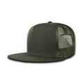 Decky 3021 Ripstop Trucker Hats High Profile 5 Panel Flat Bill Snapback Caps Wholesale