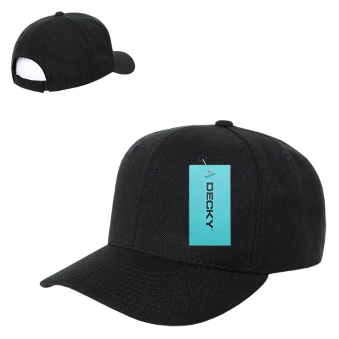 Decky 306 Pro Baseball Curved Bill Hats Mid Profile 6 Panel Snapback Caps Wholesale 