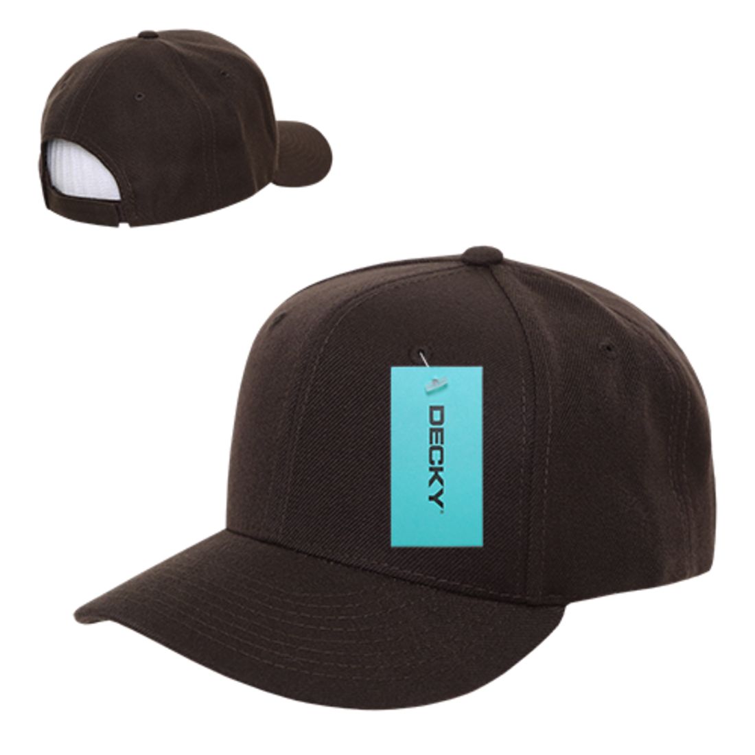 Decky 306 Pro Baseball Curved Bill Hats Mid Profile 6 Panel Snapback Caps Wholesale 