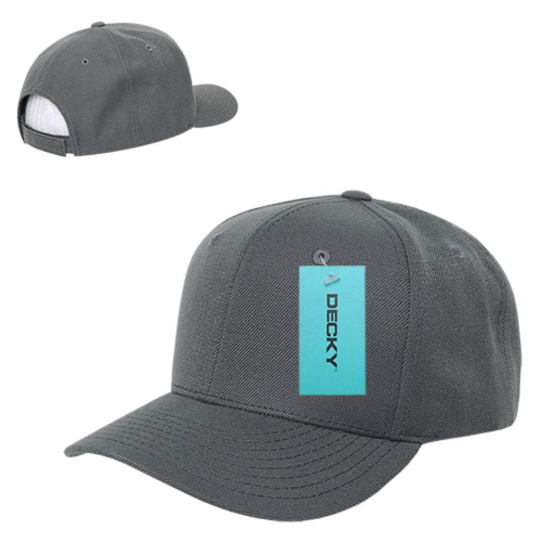 Decky 306 Pro Baseball Curved Bill Hats Mid Profile 6 Panel Snapback Caps Wholesale 