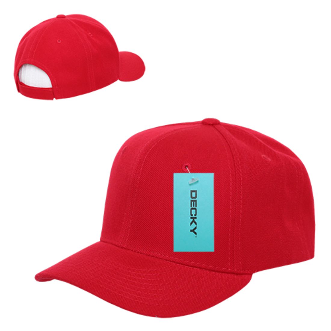 Decky 306 Pro Baseball Curved Bill Hats Mid Profile 6 Panel Snapback Caps Wholesale 