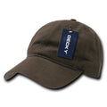 Decky 307 Relaxed Brushed Cotton Hats Low Crown Baseball Caps Structured Wholesale