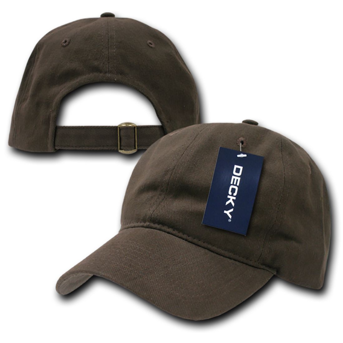 Decky 307 Relaxed Brushed Cotton Hats Low Crown Baseball Caps Structured Wholesale