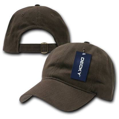 Decky 307 Relaxed Brushed Cotton Hats Low Crown Baseball Caps Structured Wholesale