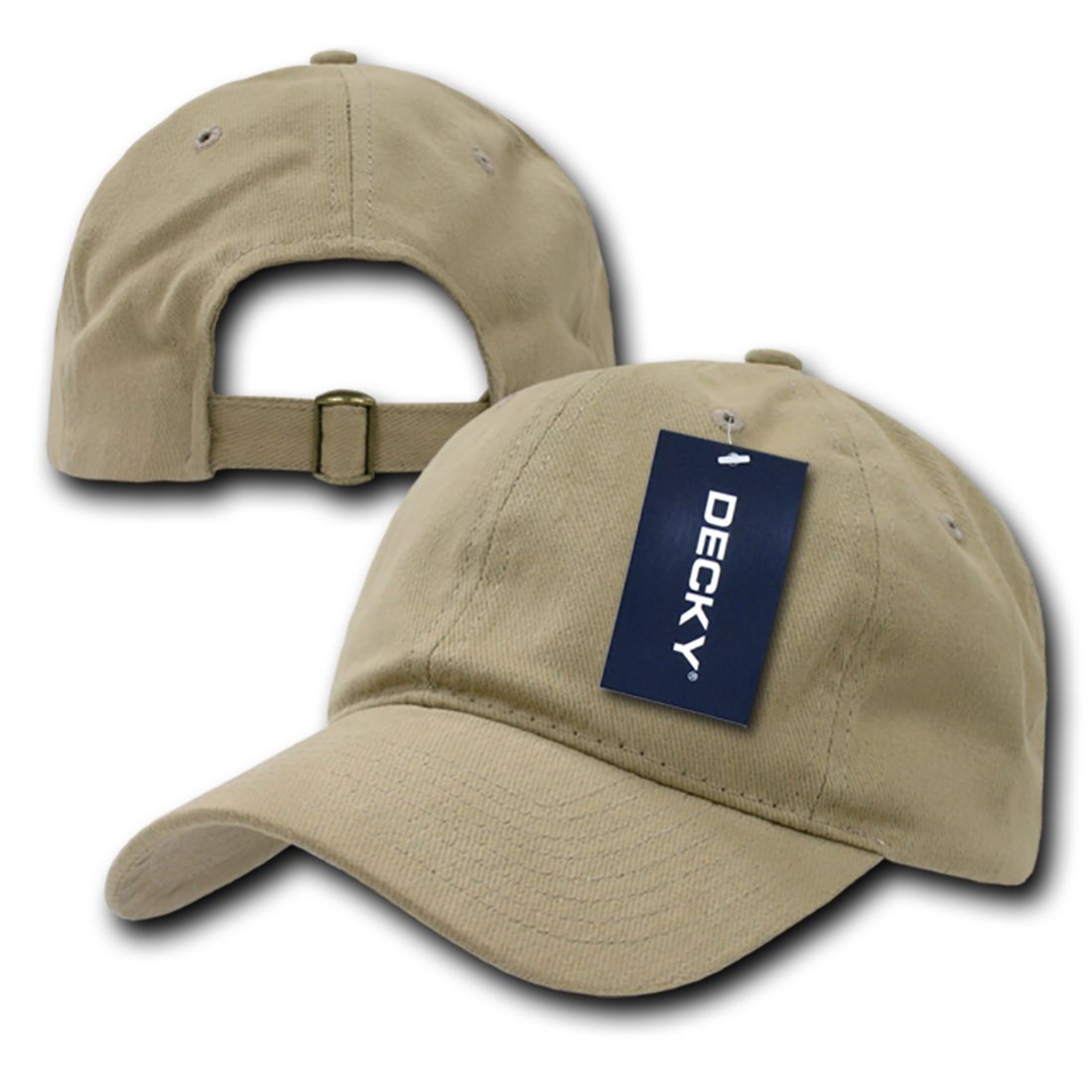 Decky 307 Relaxed Brushed Cotton Hats Low Crown Baseball Caps Structured Wholesale