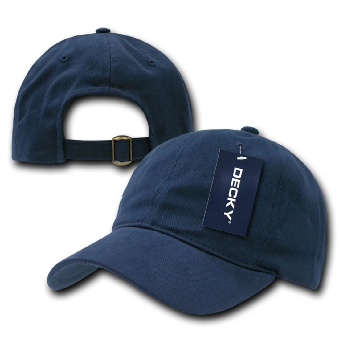 Decky 307 Relaxed Brushed Cotton Hats Low Crown Baseball Caps Structured Wholesale