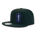 Decky 350 High Profile Snapback Hats 6 Panel Flat Bill Baseball Caps Blank Wholesale