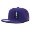 Decky 350 High Profile Snapback Hats 6 Panel Flat Bill Baseball Caps Blank Wholesale