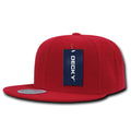 Decky 350 High Profile Snapback Hats 6 Panel Flat Bill Baseball Caps Blank Wholesale