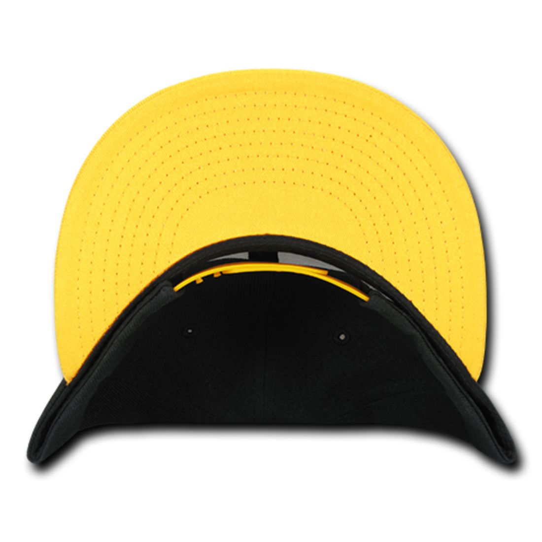 Decky 355 Three Tone Snapback Hats 6 Panel Flat Bill Baseball Caps Structured Wholesale