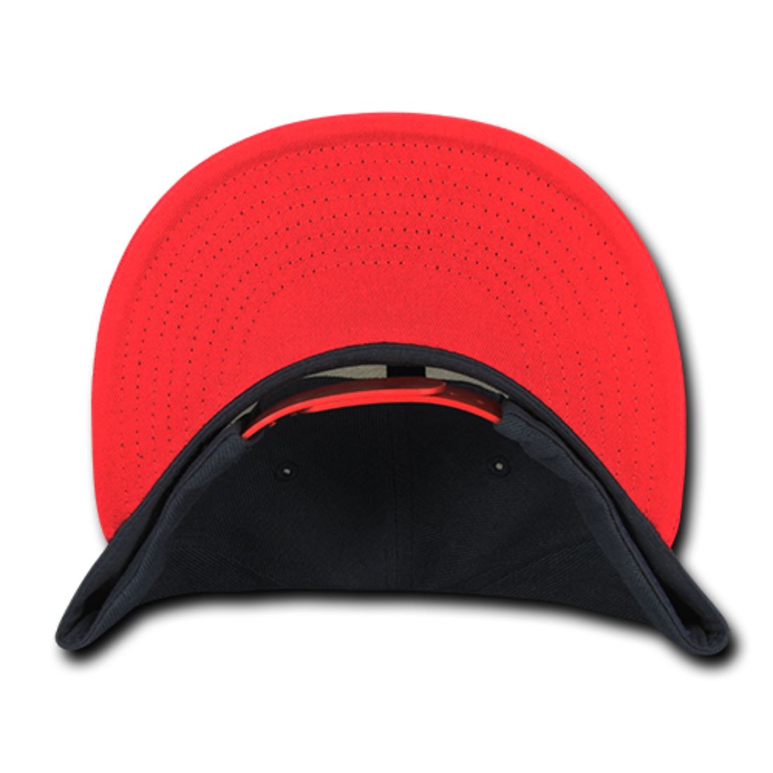Decky 355 Three Tone Snapback Hats 6 Panel Flat Bill Baseball Caps Structured Wholesale