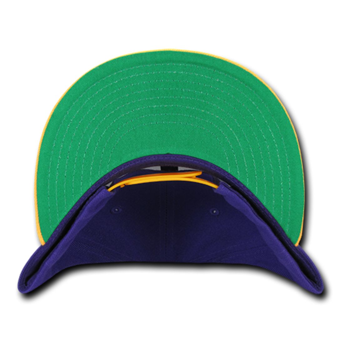 Decky 355 Three Tone Snapback Hats 6 Panel Flat Bill Baseball Caps Structured Wholesale