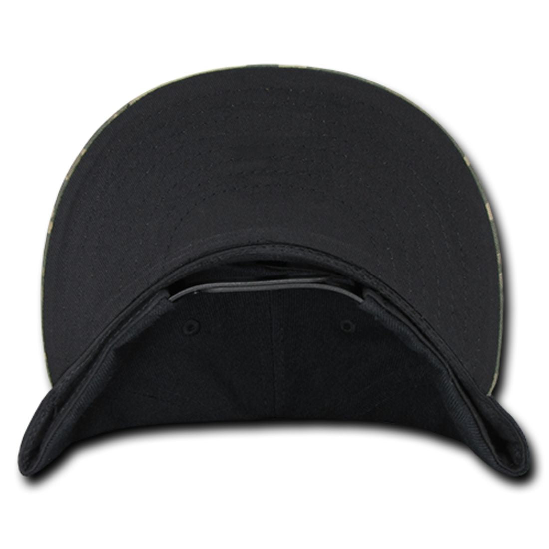 Decky 356 Camouflage Skin Flat Bill Hats High Profile 6 Panel Snapback Caps Wholesale