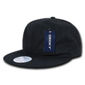 Decky 370 Relaxed Cotton High Profile Snapback Hats 6 Panel Flat Bills Dad Caps Wholesale