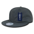 Decky 370 Relaxed Cotton High Profile Snapback Hats 6 Panel Flat Bills Dad Caps Wholesale