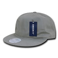 Decky 370 Relaxed Cotton High Profile Snapback Hats 6 Panel Flat Bills Dad Caps Wholesale