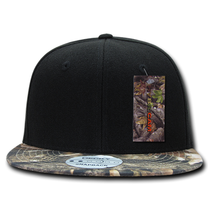 Decky 390 Camouflage Hybricam Snapback Hats 6 Panel Baseball Caps Wholesale