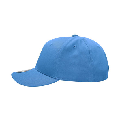 Decky 4001 Pro Twill Cotton Mid Profile Hats 6 Panel Curved Bill Baseball Caps