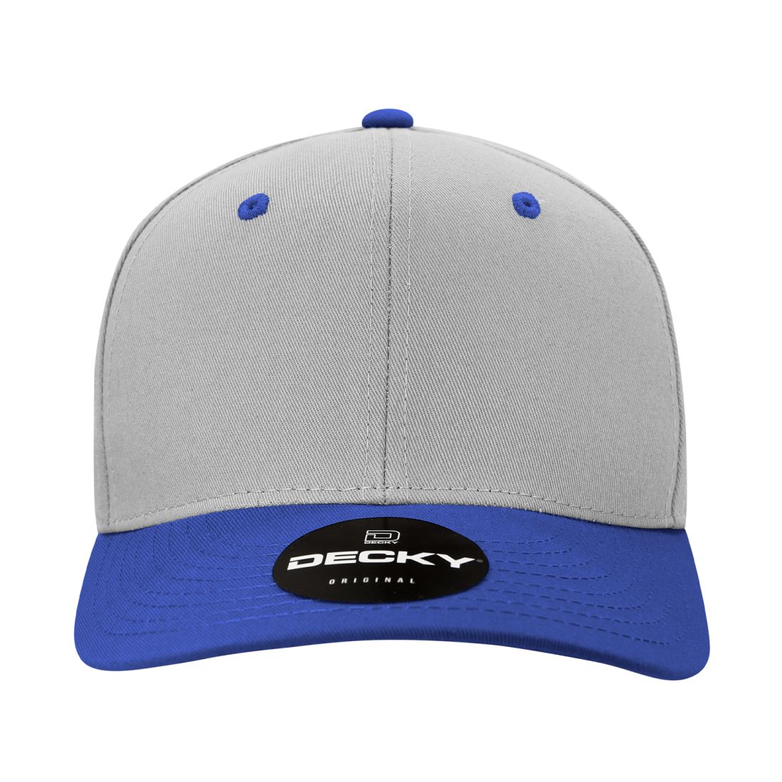 Decky 4001 Pro Twill Cotton Mid Profile Hats 6 Panel Curved Bill Baseball Caps