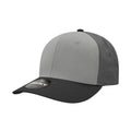 Decky 4001 Pro Twill Cotton Mid Profile Hats 6 Panel Curved Bill Baseball Caps