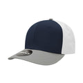 Decky 4001 Pro Twill Cotton Mid Profile Hats 6 Panel Curved Bill Baseball Caps