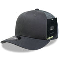 Decky 4006 Mid Profile Structured Trucker Hats 6 Panel Snapback Caps Cotton