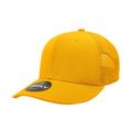 Decky 4006 Mid Profile Structured Trucker Hats 6 Panel Snapback Caps Cotton