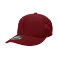 Decky 4006 Mid Profile Structured Trucker Hats 6 Panel Snapback Caps Cotton