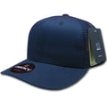 Decky 4006 Mid Profile Structured Trucker Hats 6 Panel Snapback Caps Cotton