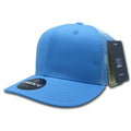 Decky 4006 Mid Profile Structured Trucker Hats 6 Panel Snapback Caps Cotton