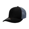 Decky 4006 Mid Profile Structured Trucker Hats 6 Panel Snapback Caps Cotton