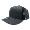 Decky 4006 Mid Profile Structured Trucker Hats 6 Panel Snapback Caps Cotton