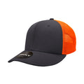 Decky 4006 Mid Profile Structured Trucker Hats 6 Panel Snapback Caps Cotton