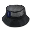 Decky 458 Fisherman's Mesh Top Bucket Hats Structured Buckets Caps Wholesale