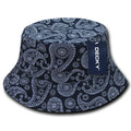 Decky 459 Paisley Bandana Design Bucket Hats Fitted Buckets Caps Cotton Wholesale