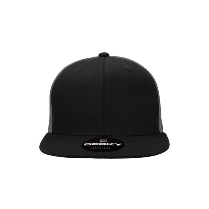 Decky 5010 Youth Kids Trucker Snapback Hats High Profile 6 Panel Flat Bill Caps Wholesale